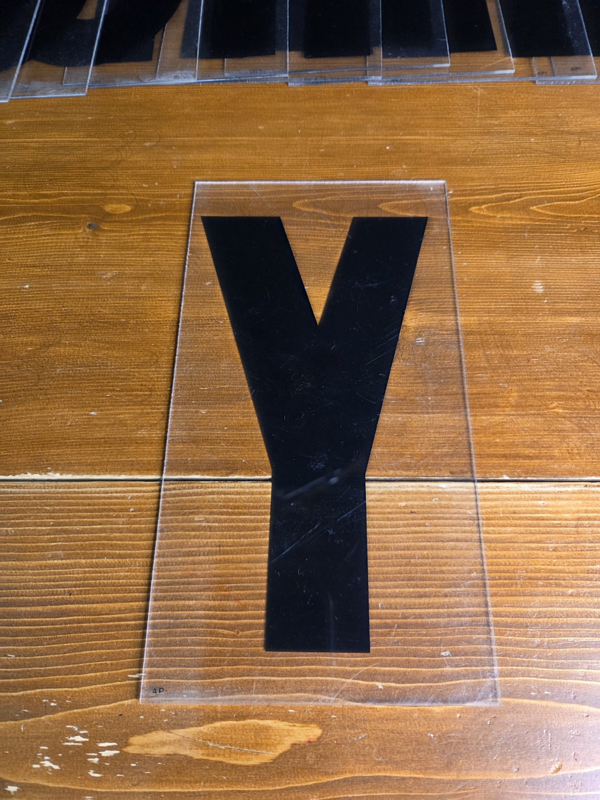 38 Vintage Plastic 9″ Marquee Mixed Letters For Outdoor Sign Black Used