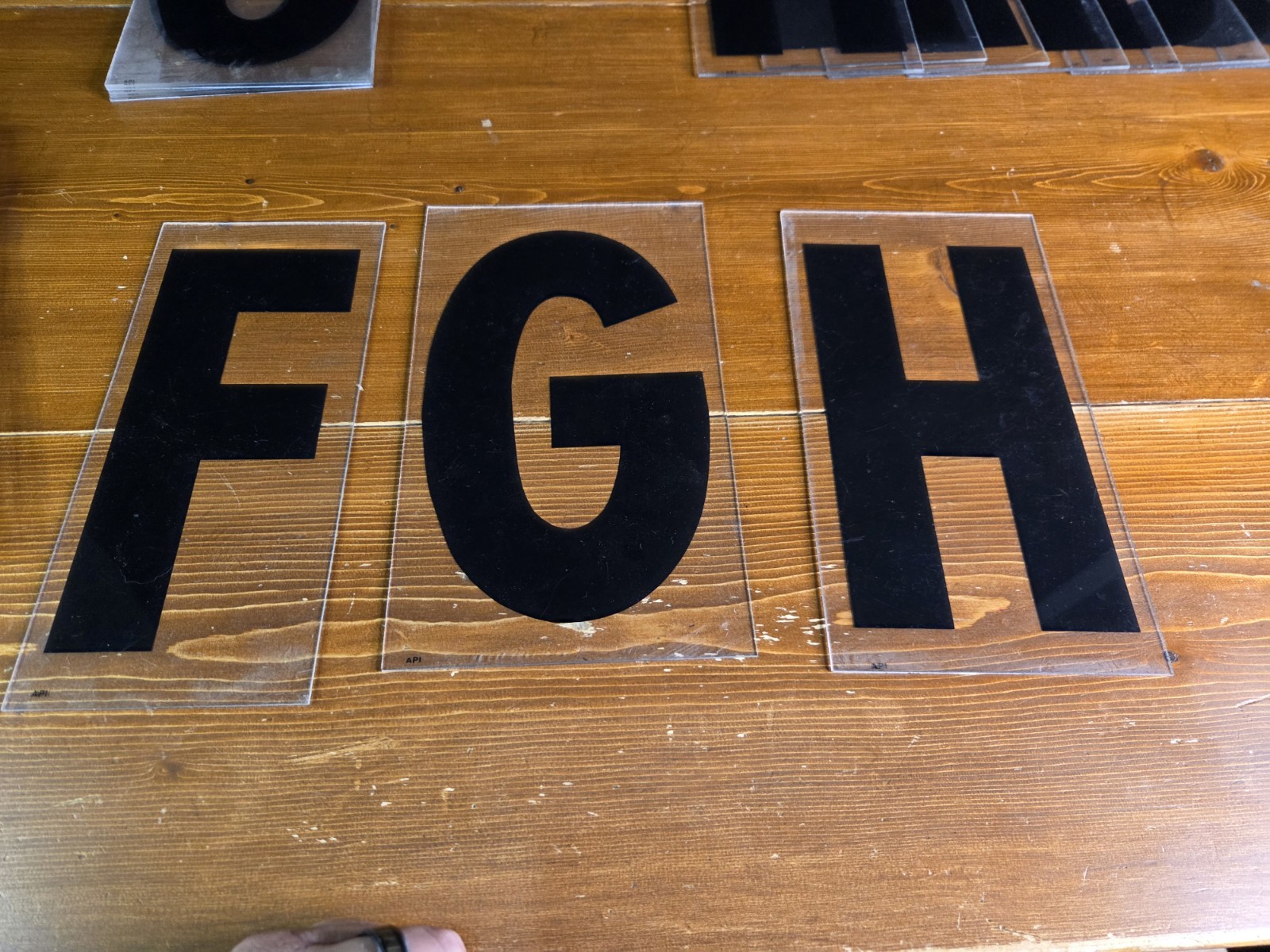 38 Vintage Plastic 9″ Marquee Mixed Letters For Outdoor Sign Black Used
