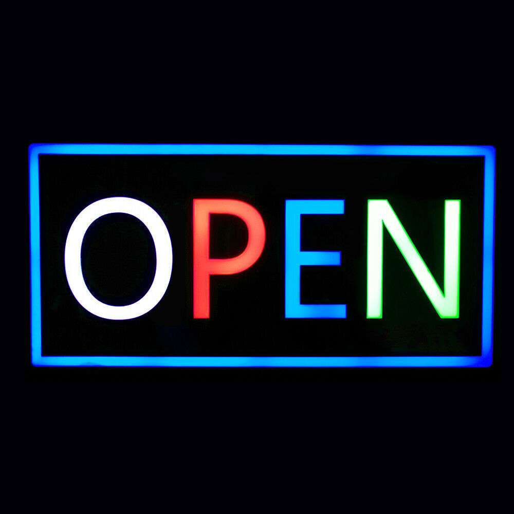 Ultra Bright LED Neon Light Open Sign Business Sign Animated Motion with ON/OFF