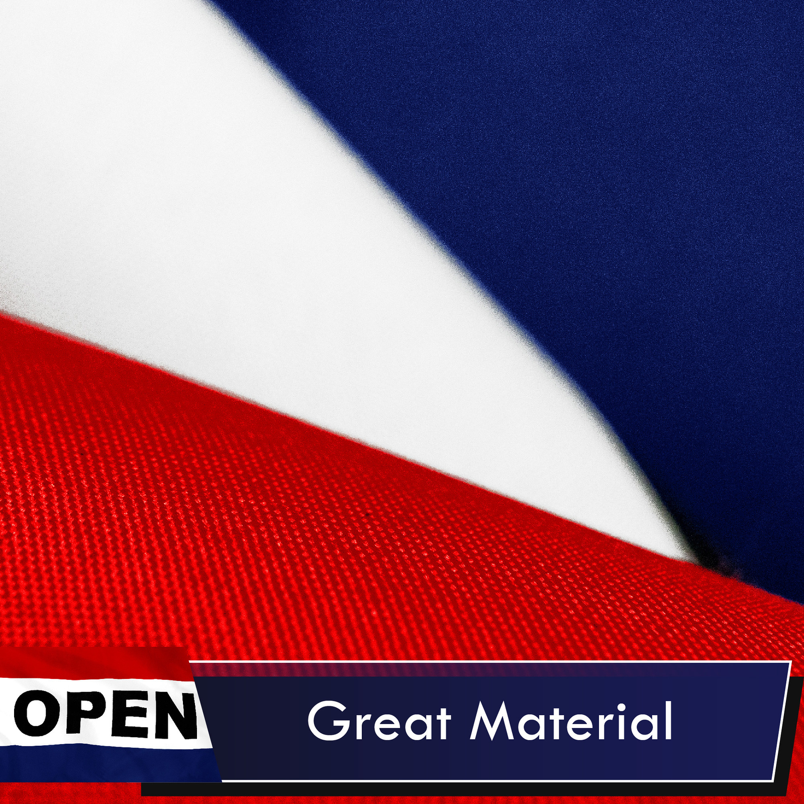 OPEN Flag Red White Blue Store Banner Advertising Pennant Business Sign 3×5