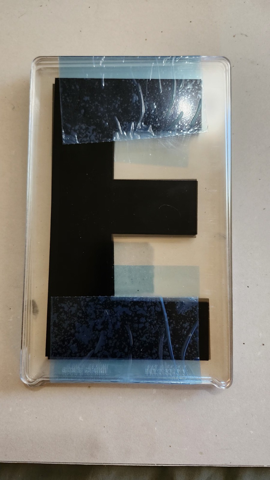 50 Gemini Marquee Sign Letters Rigid Acrylic Black Clear Outdoor 8on9