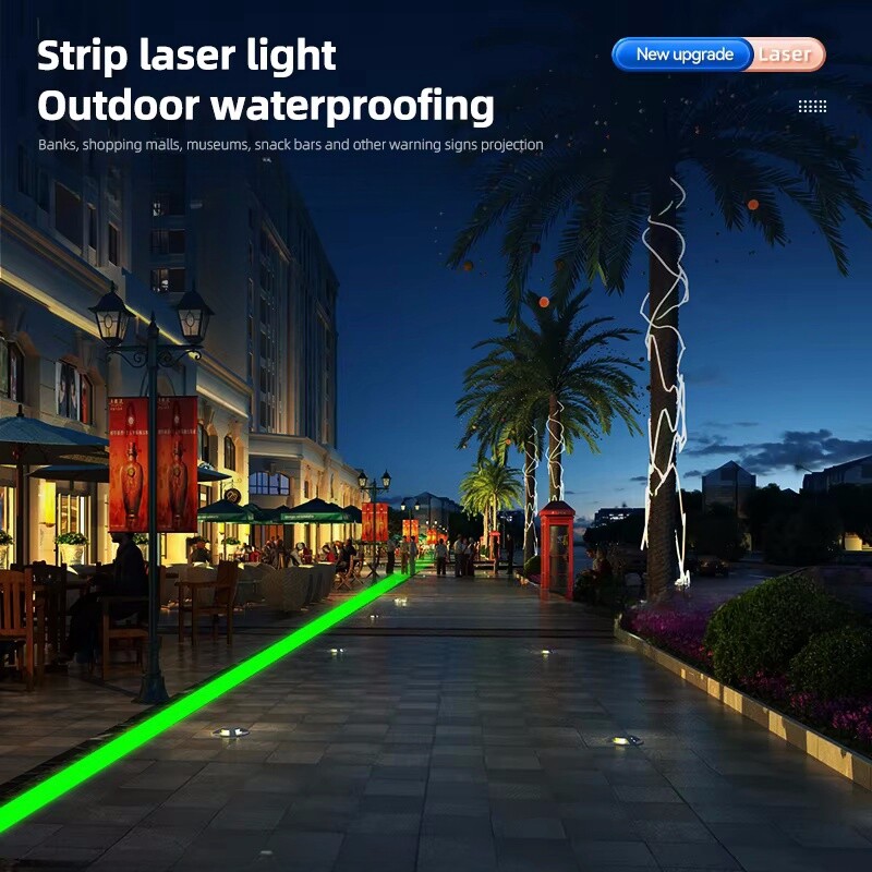 Industrial Virtual Laser Safety Line Sign Projector Floor Marking Warning Light