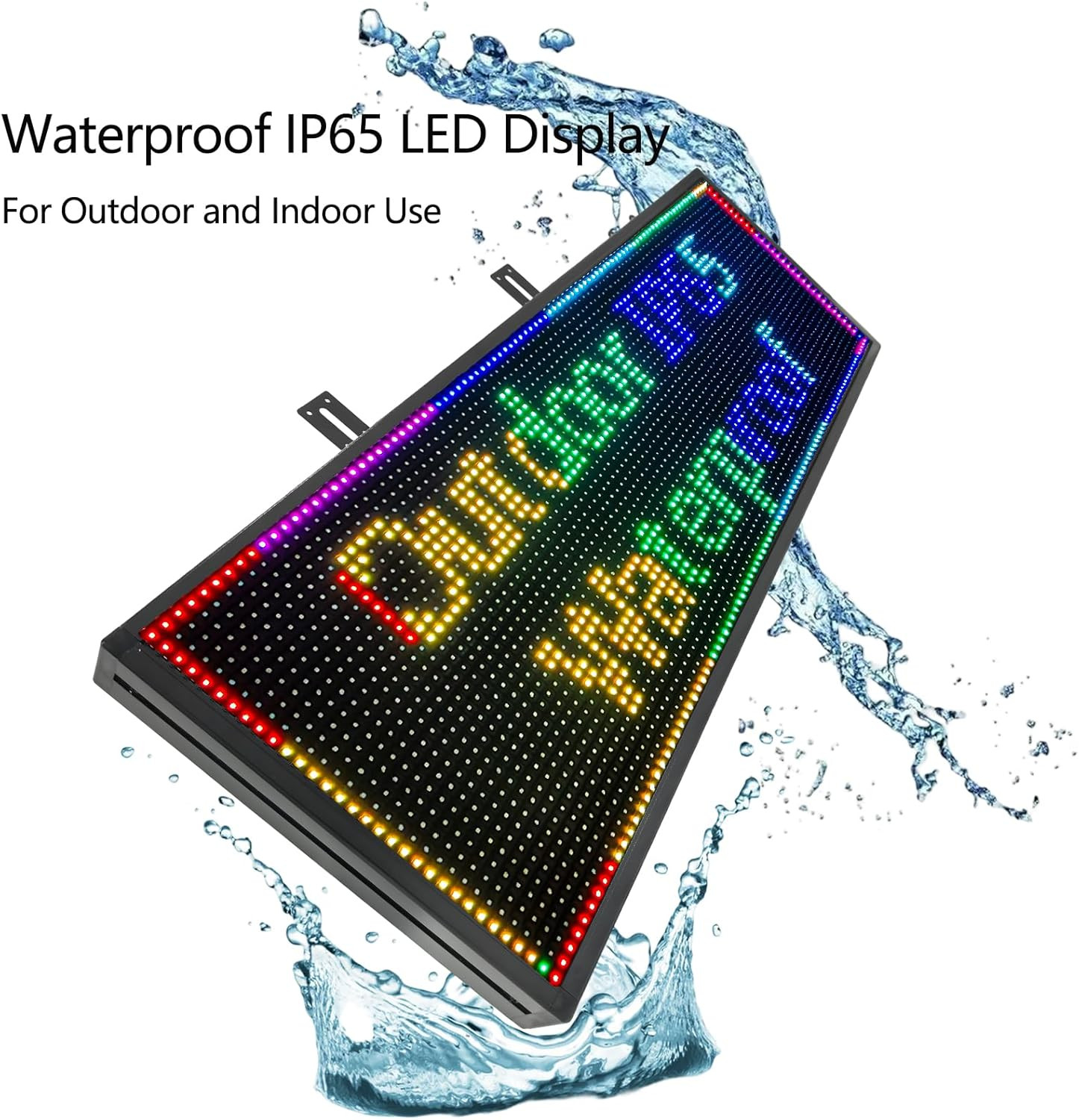 High Brightness P10 Programmable LED Sign for Business, Wifi Control, 40″x14