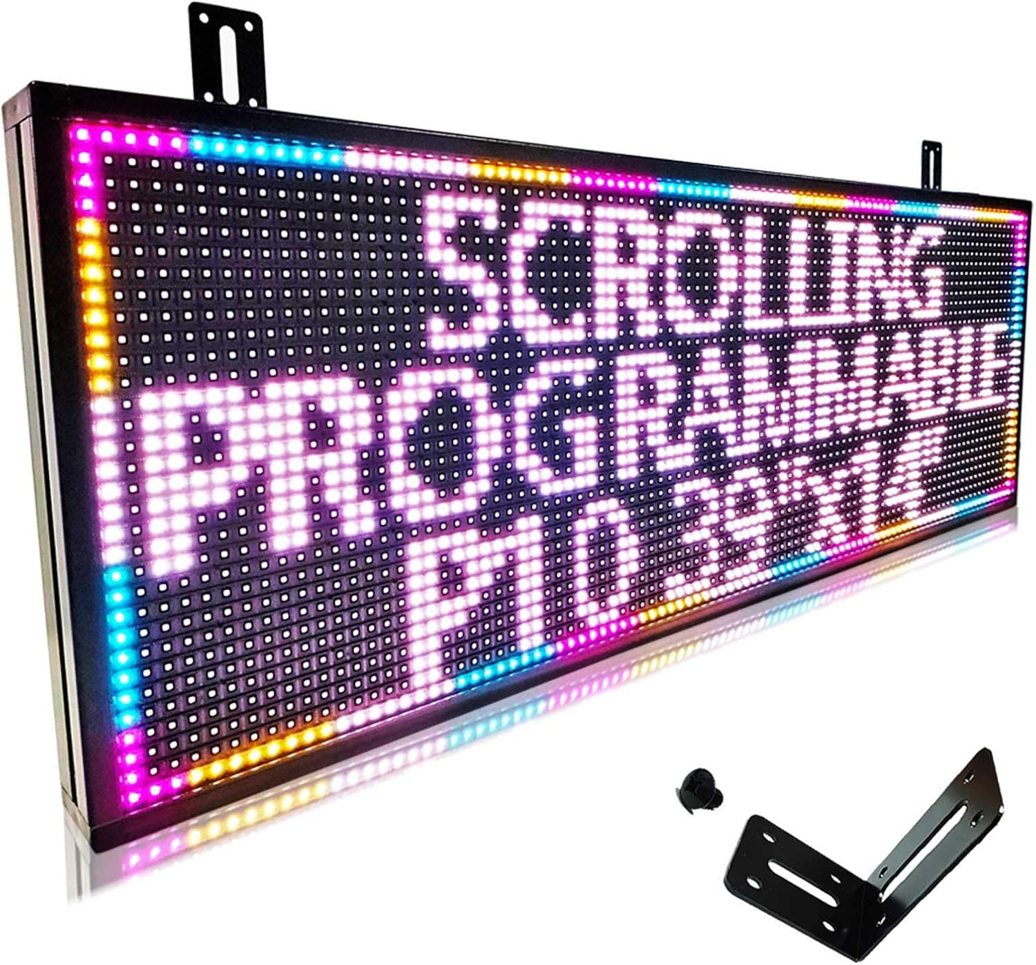 P10 LED Scrolling Sign 39×14 Full Color Wifi Programmable Outdoor Display Tool
