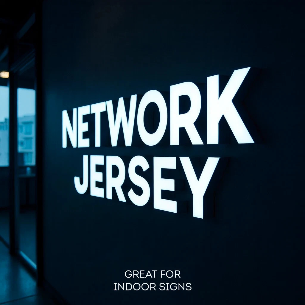 𝑵𝓙̶ Your Name Custom 3D Channel Letters Illuminated & Non-Illuminated