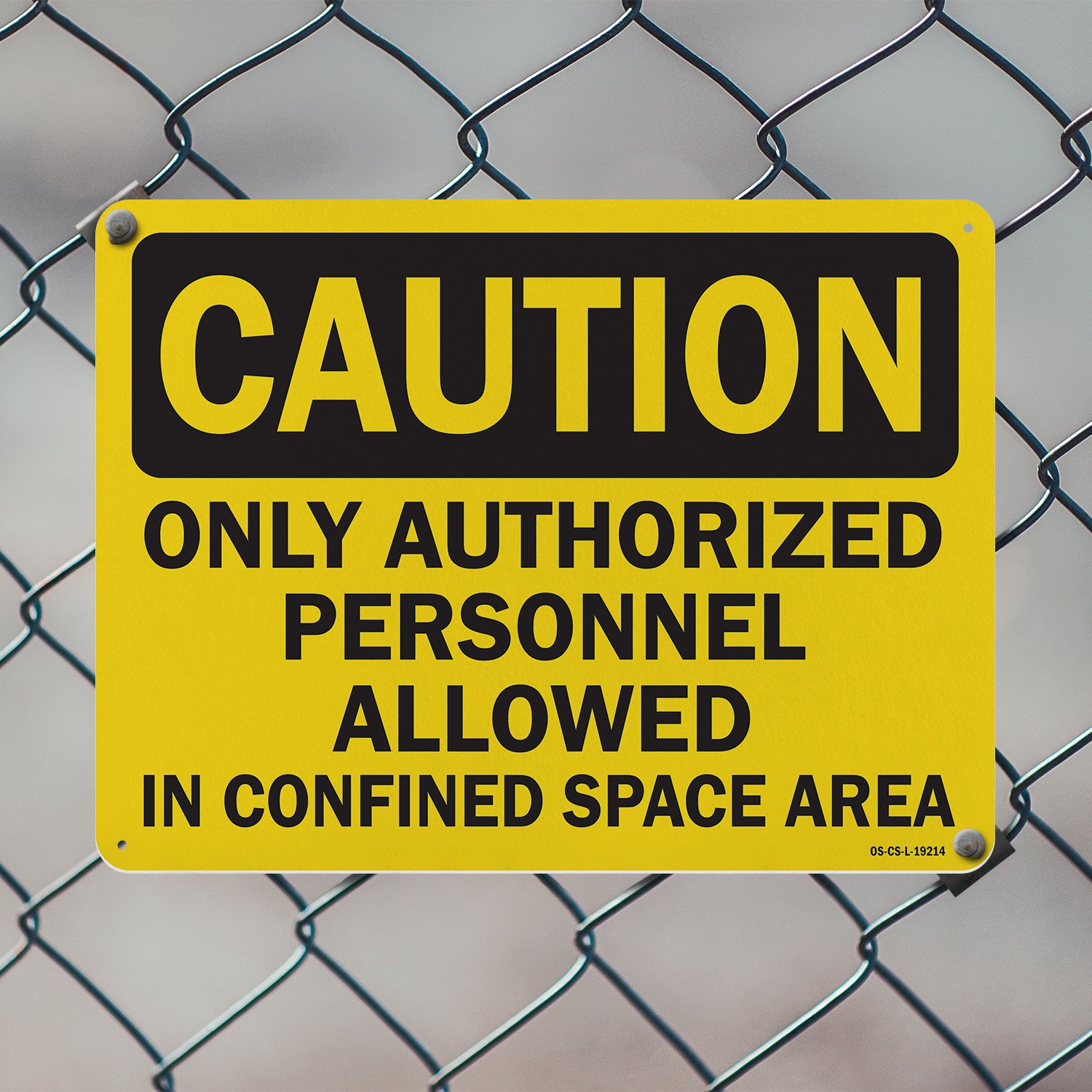Only Authorized Personnel Allowed In Confined Space Area OSHA – 5 or 10 Pack