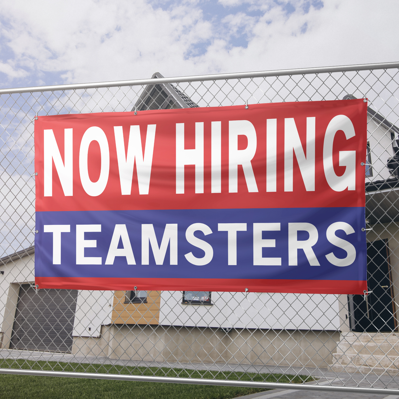 Now Hiring Teamsters 13 oz Heavy Duty Vinyl Banner Truck Driver CDL Drivers Sign