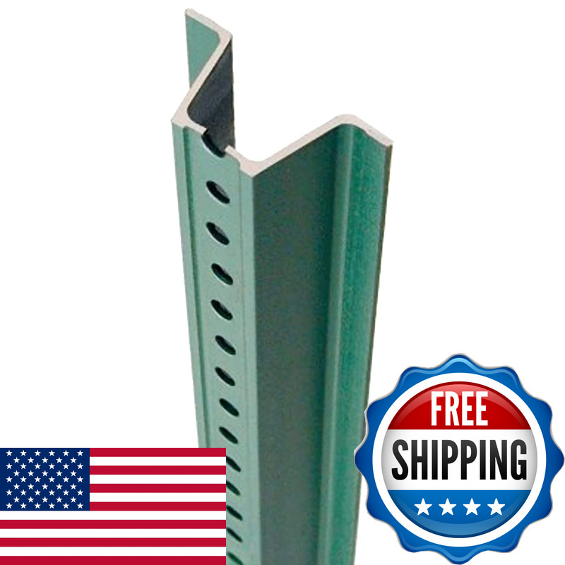 Smartsign Myparkingsign K-153-7M Standard U-Channel Sign Post Green 7 Tall