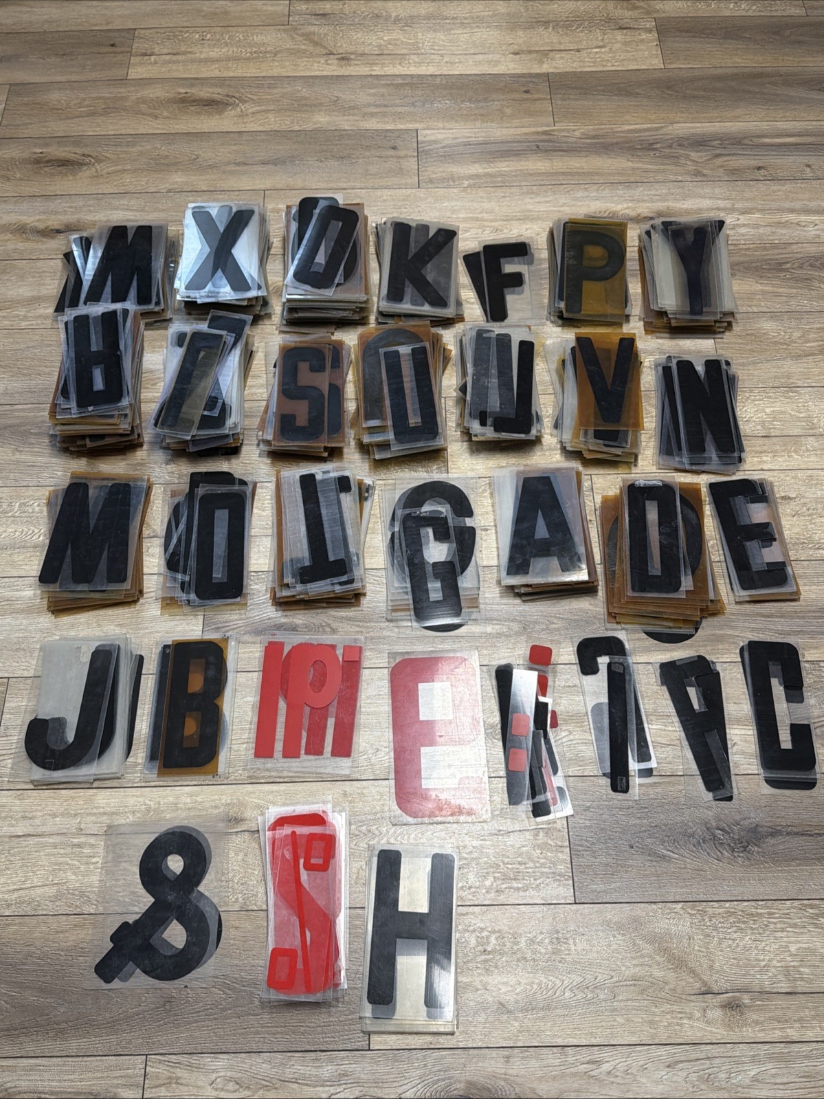 Vtg Lot Plastic Changeable Marquee Sign Letters Numbers