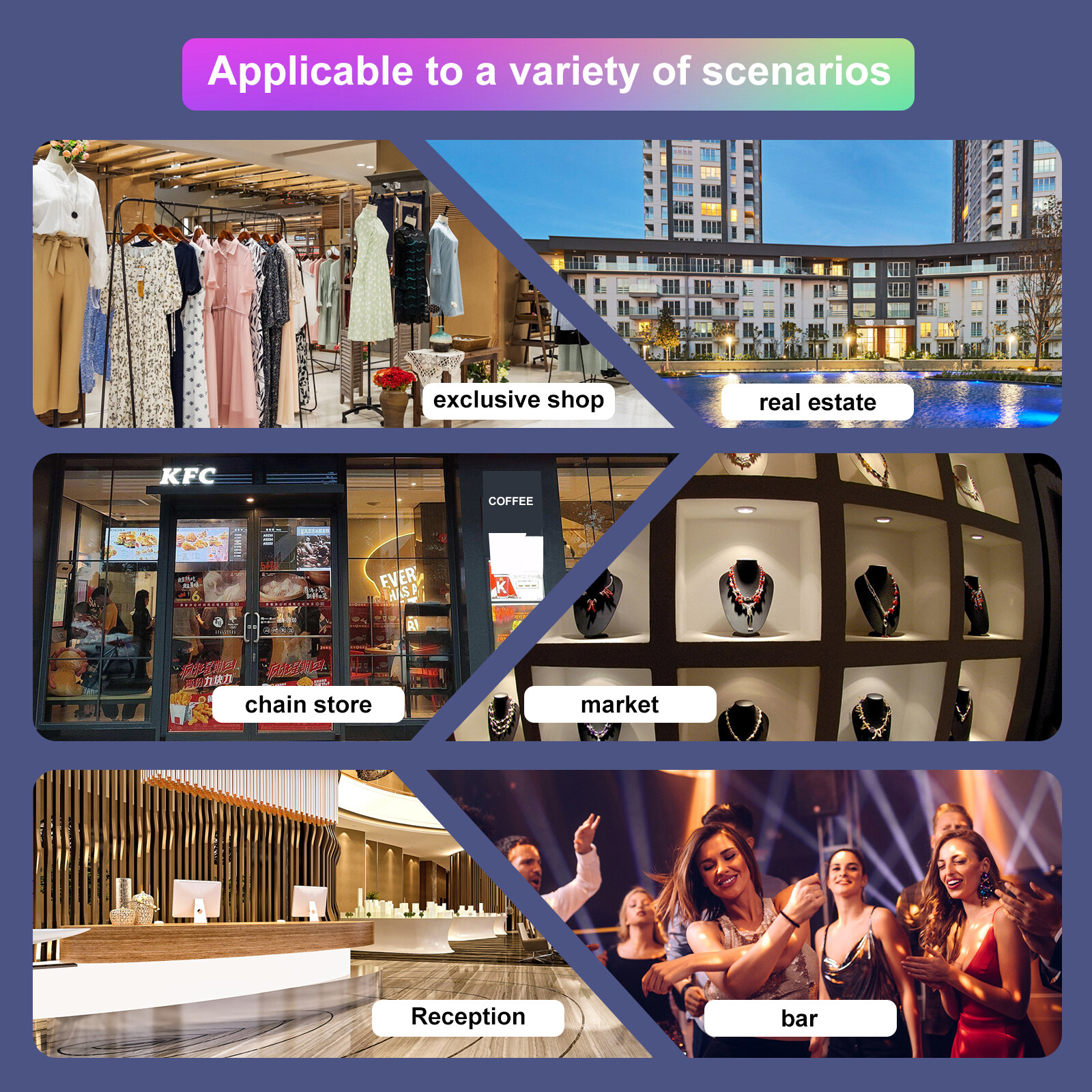 LED WIFI 3D Holographic Projector Display Fan Hologram Player Lamp Advertising