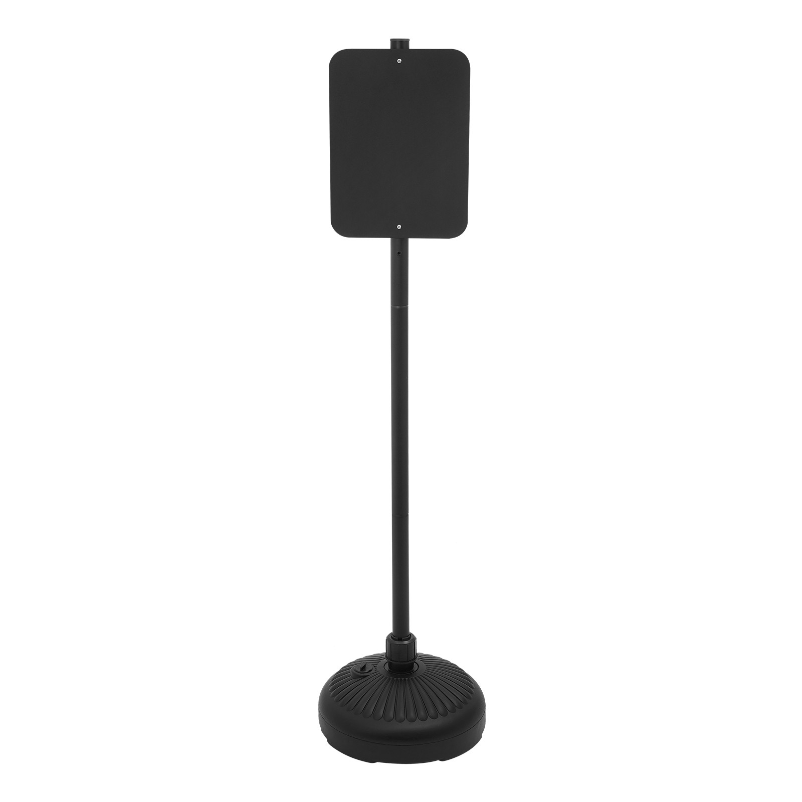 5.25ft Black Dual-Sided Floorstanding Sign Holder Stand with Round Base