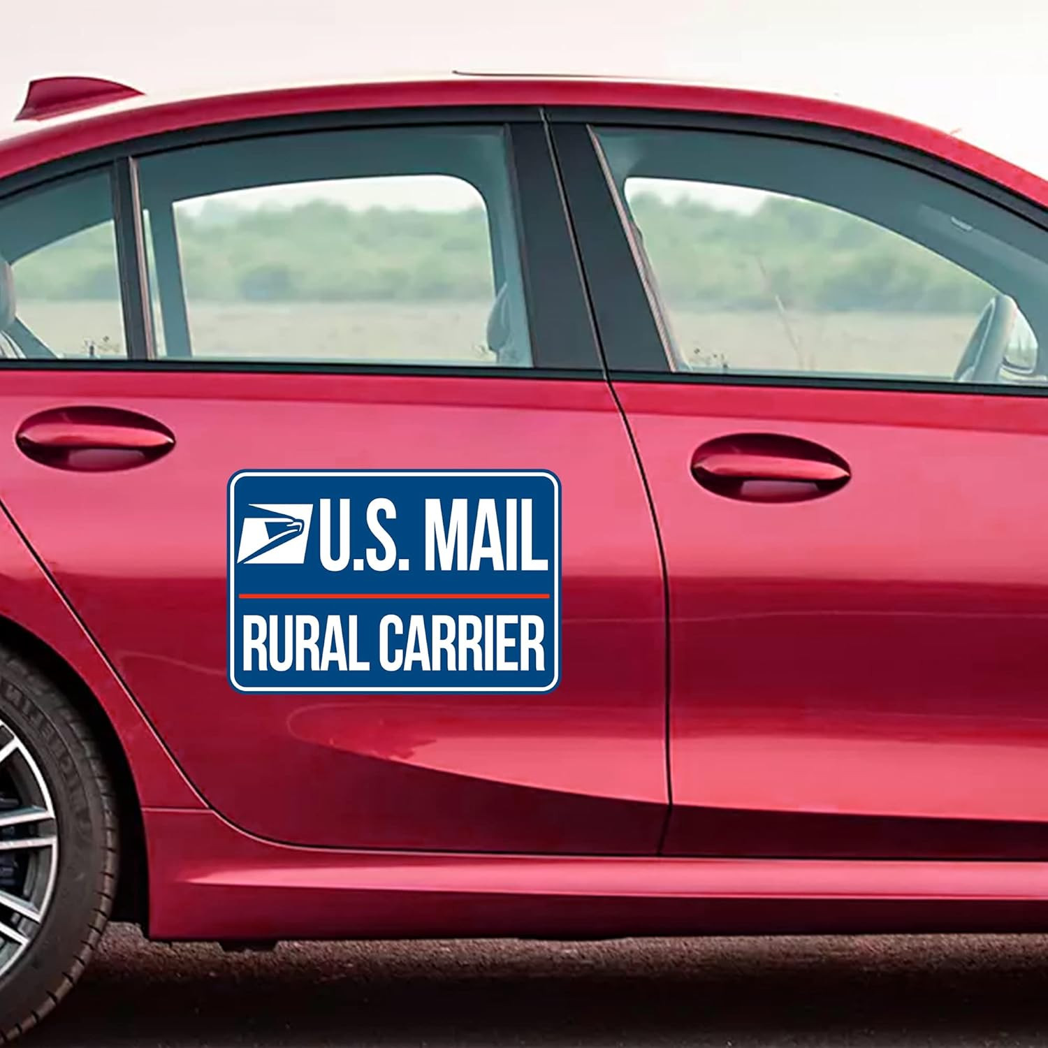 3 Pack Heavy Duty U.S. Mail Delivery Driver Magnetic Signs Rural Delivery Carrie