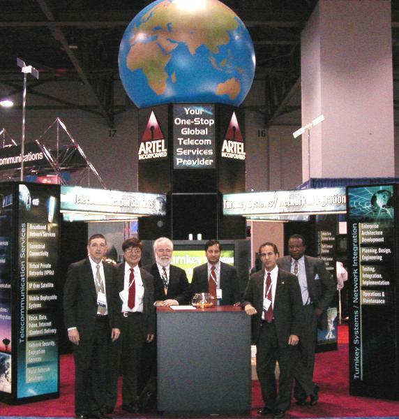 7 Foot Vinyl Helium Advertising Inflatable with Digital Multi Color Logo