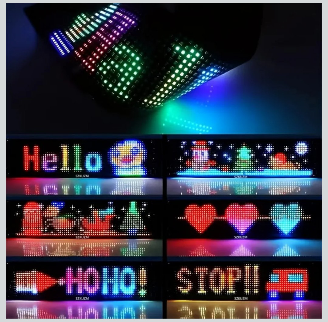 Programmable LED Sign Flexible Matrix Panel (36″ x 8″ – XL/Business Sign)