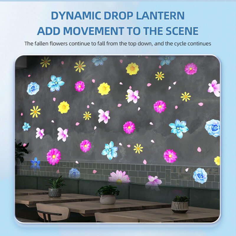 40W-600W Customize Falling Flower Gobo Projector Lamp with Dynamic Pattern