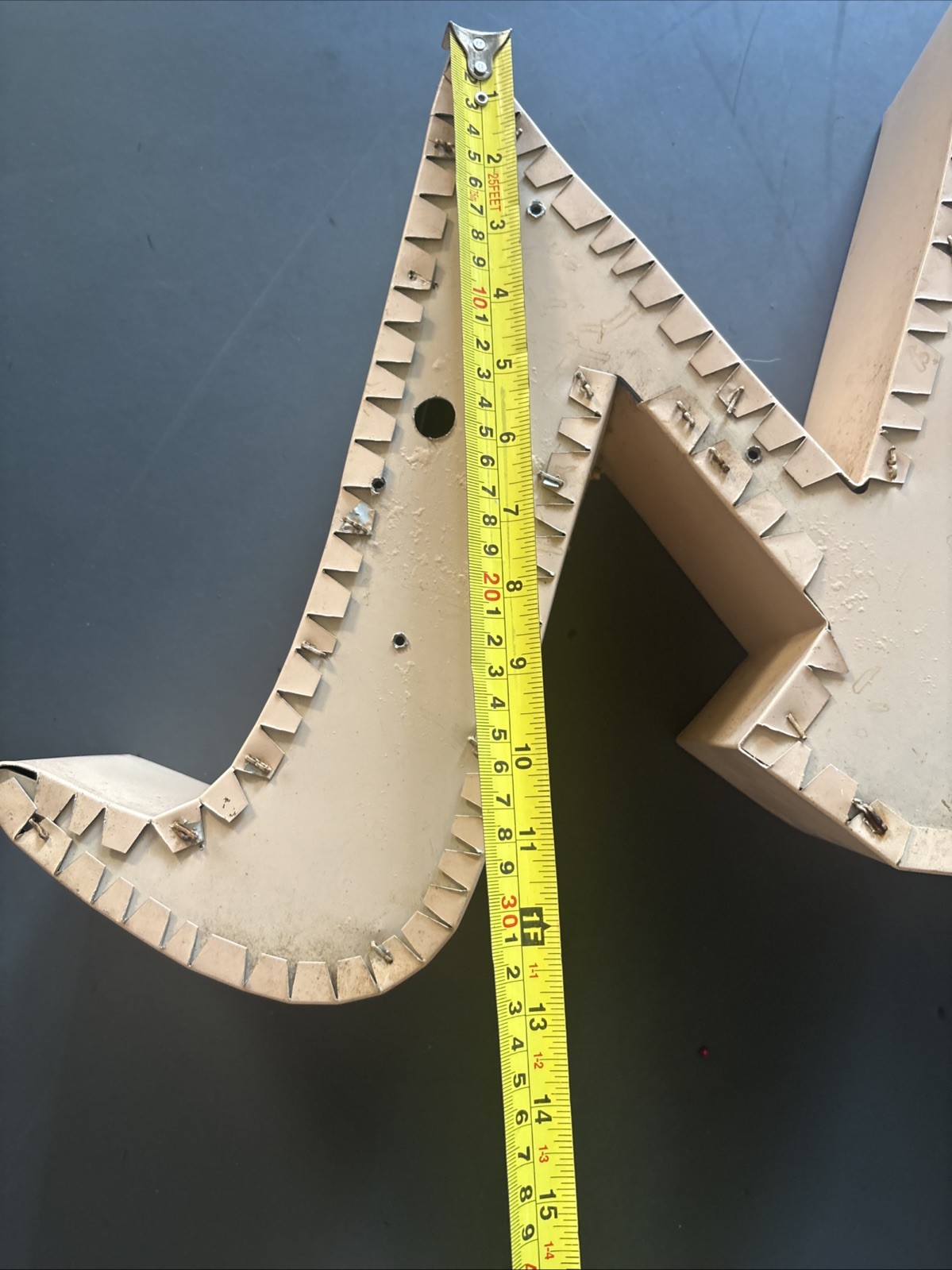 Vintage Retail Store W Or M Letter Sign – Walgreens? Waccamaw? Marriott?