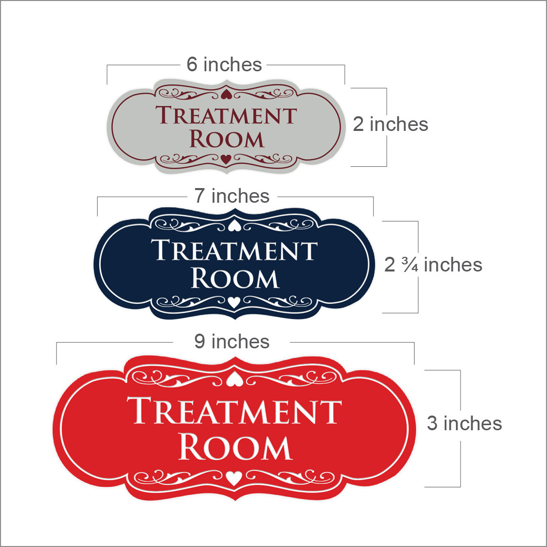 Signs ByLITA Designer Treatment Room Sign