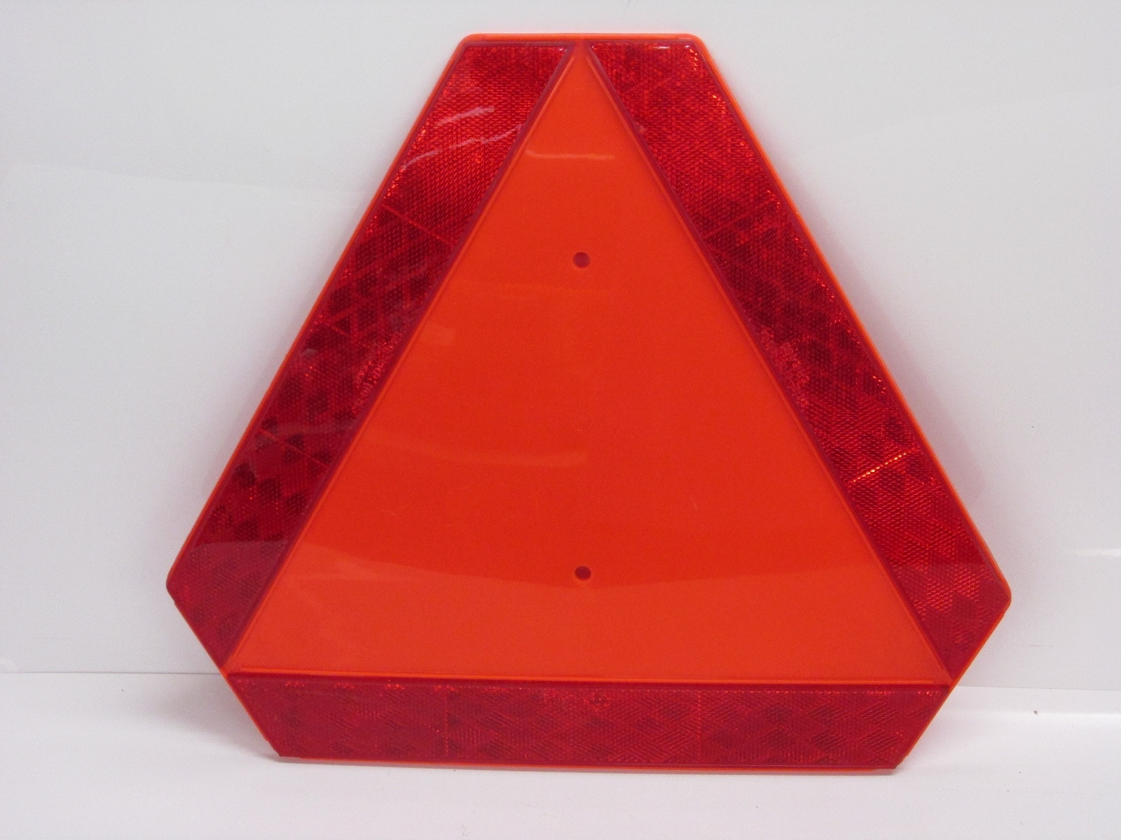NEW! DEFLECTO 16″ x 14″ x 1/4″ Smv PLASTIC SLOW MOVING VEHICLE SIGN w/ REFLECTOR