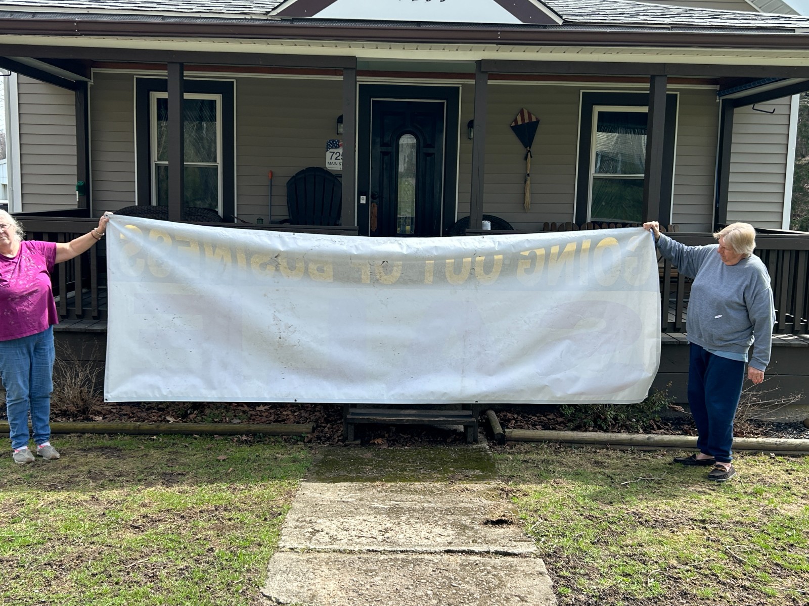 Large Canvas GOING OUT OF BUSINESS Sturdy Waterproof Sign 12 Feet X 3 feet