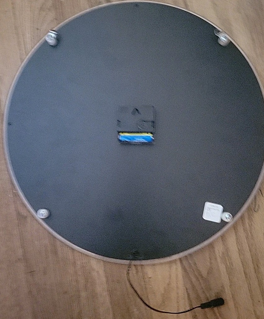Moog LED Clock Sign Clock Tested Lights Up ..needs Plug. See Description