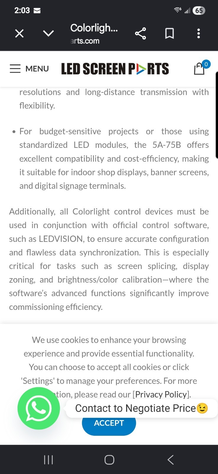 SIGNS PLUS LED MOBILE SIGN TRAILER (COLORLIGHT SYSTEM)