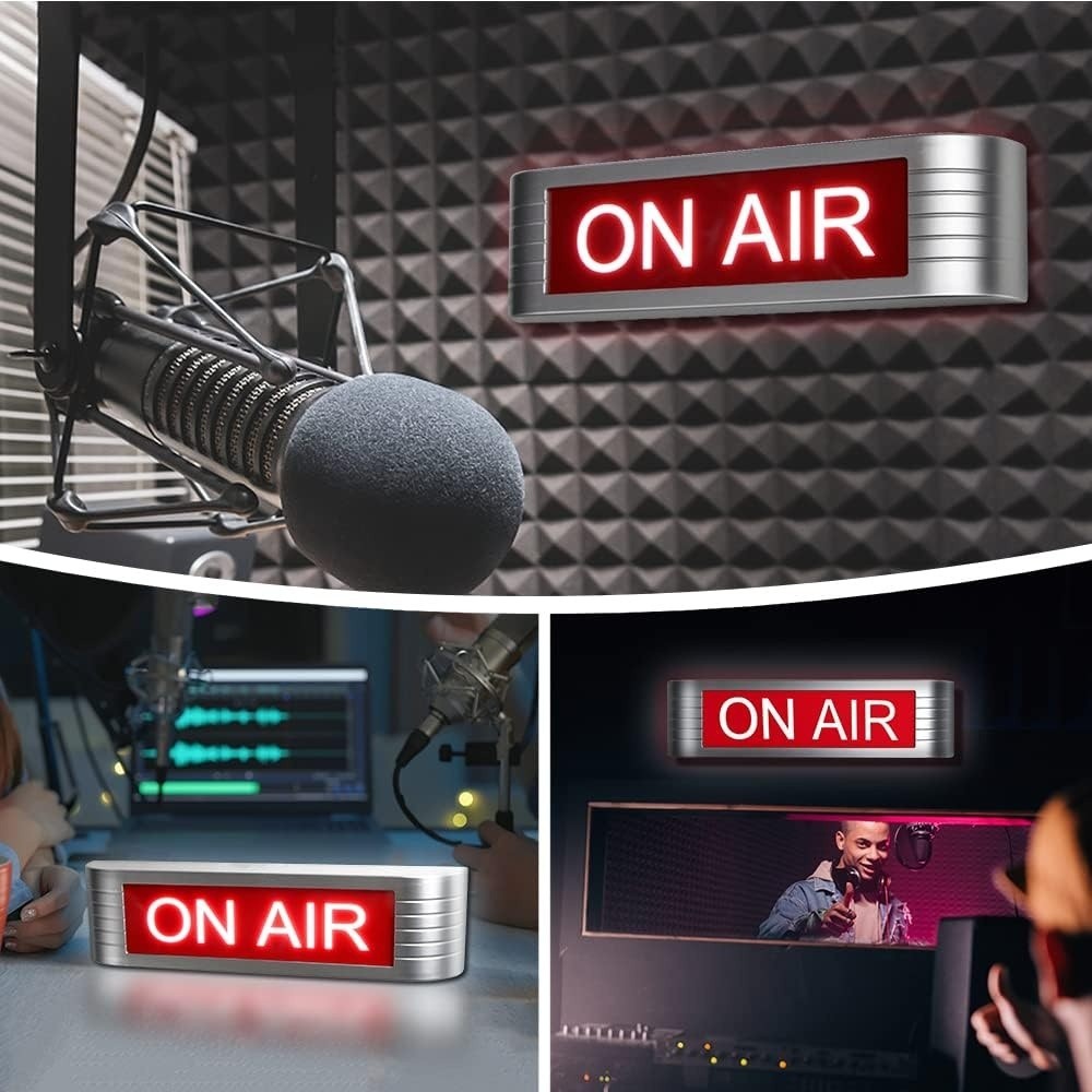 ON AIR Light UP Sign Recording Warning Sign For Studio| Radio Station, Office