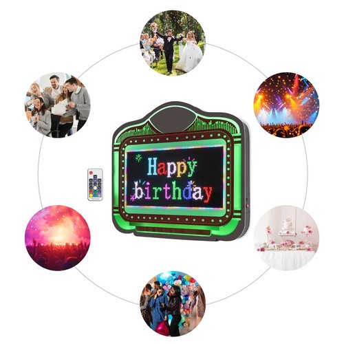APP Programmable Display LED Acrylic Sign Displayer for Wedding, Birthday Party