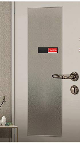 Open Closed Sign for Business Door, Open Signs Privacy Slide Door Sign Indicator