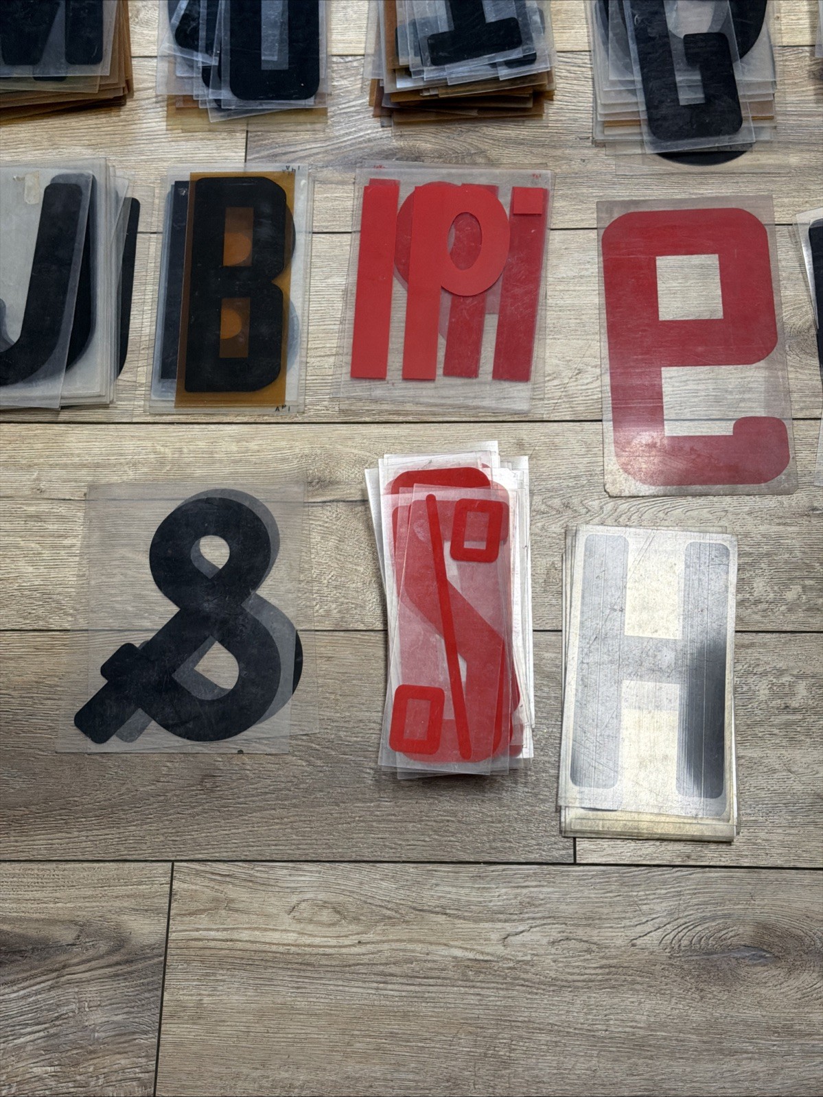 Vtg Lot Plastic Changeable Marquee Sign Letters Numbers