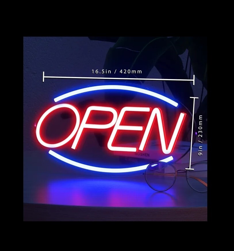 LED STORE OPEN SIGN , OPEN BUSSINES SIGN ,NIGHT LAMP HOME FOR BAR