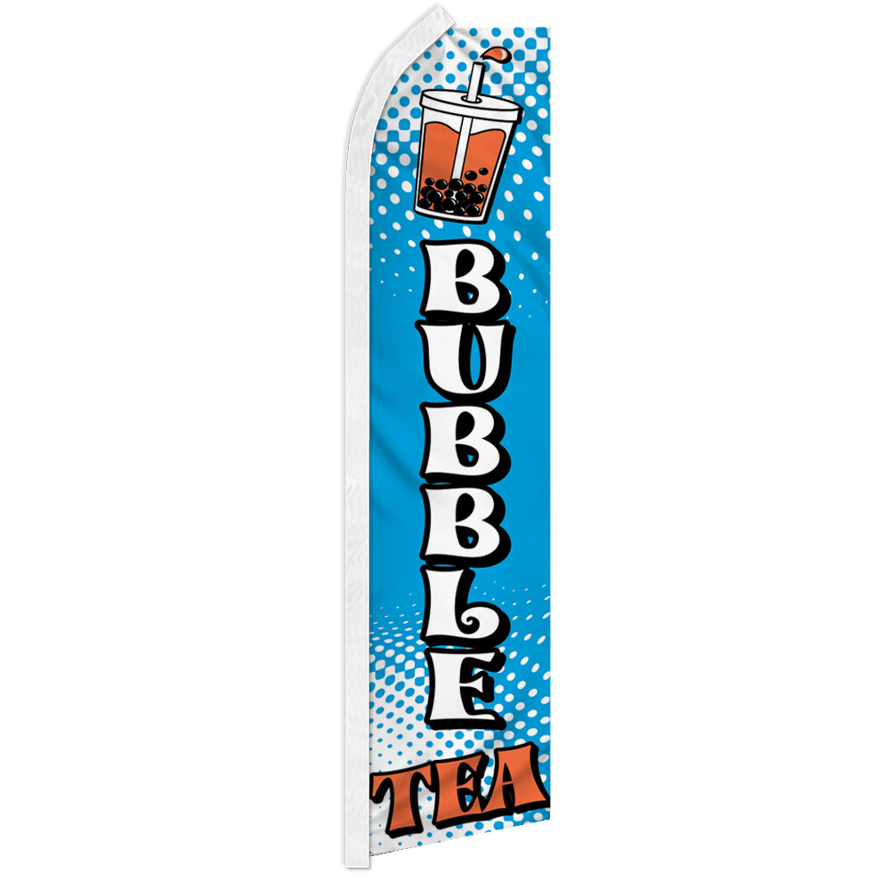 Bubble Tea Swooper Feather Flutter Advertising Concessions Drink Flag