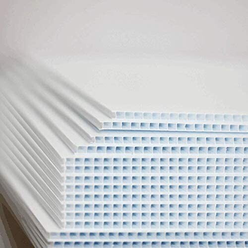 50 White Signs Blank 18” X 24” x4 mm Corrugated Plastic 50 Pcs Ship Same Day