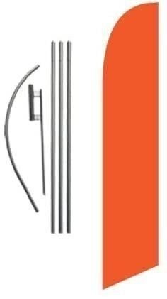Solid Colored Feather Banner Flag Kit w/Spike