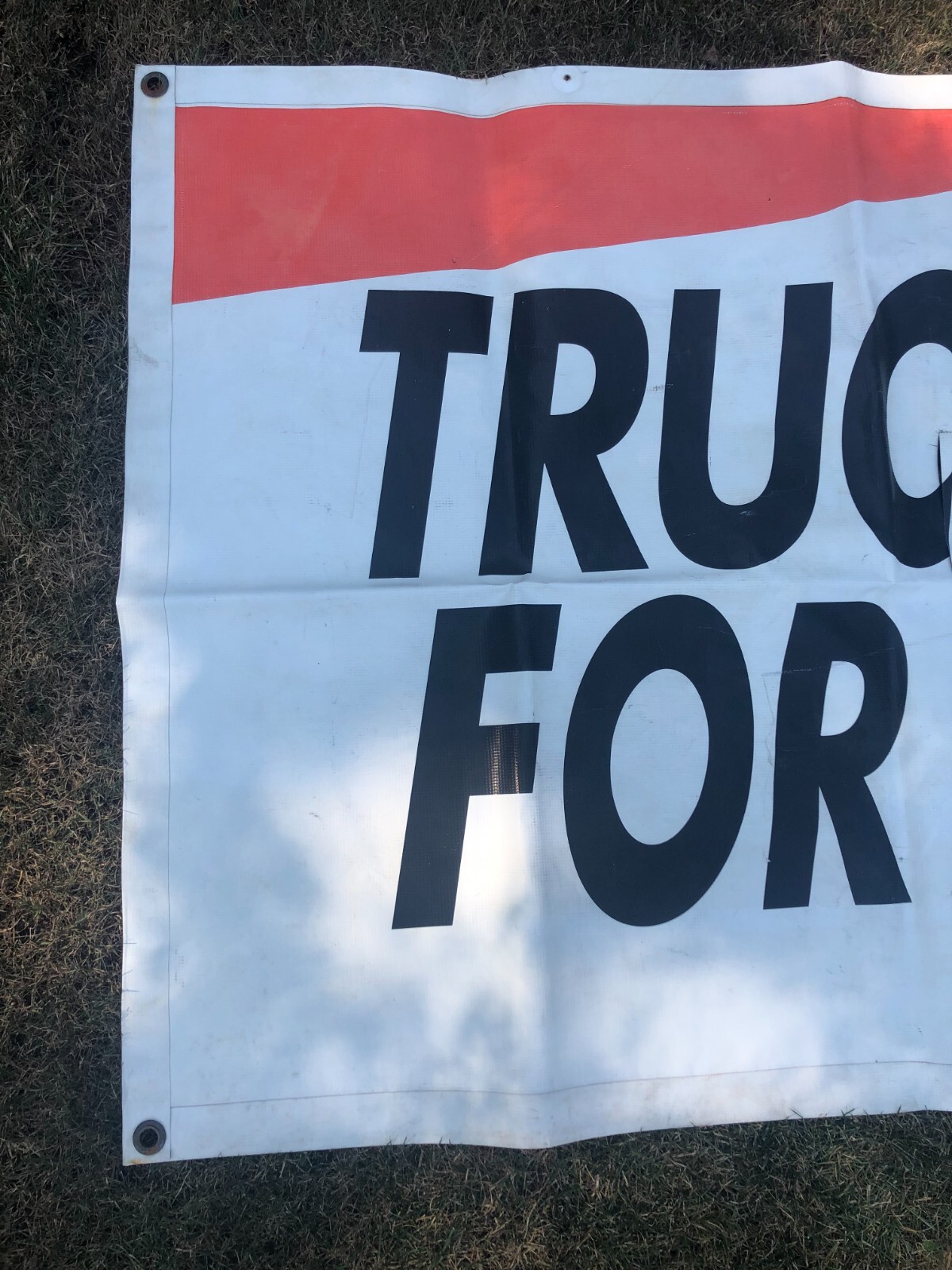 90’s UHAUL Vinyl Advertising Hanging Banner 9′ 9″ x 3′ 5 1/4″ Rectangular Shape