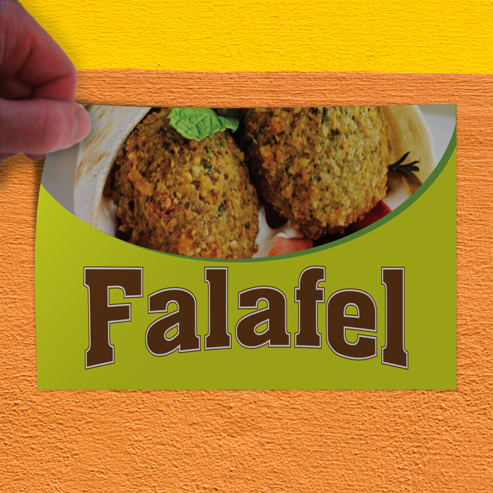 Decal Stickers Falafel Outdoor Advertising Printing A Vinyl Store Sign Label