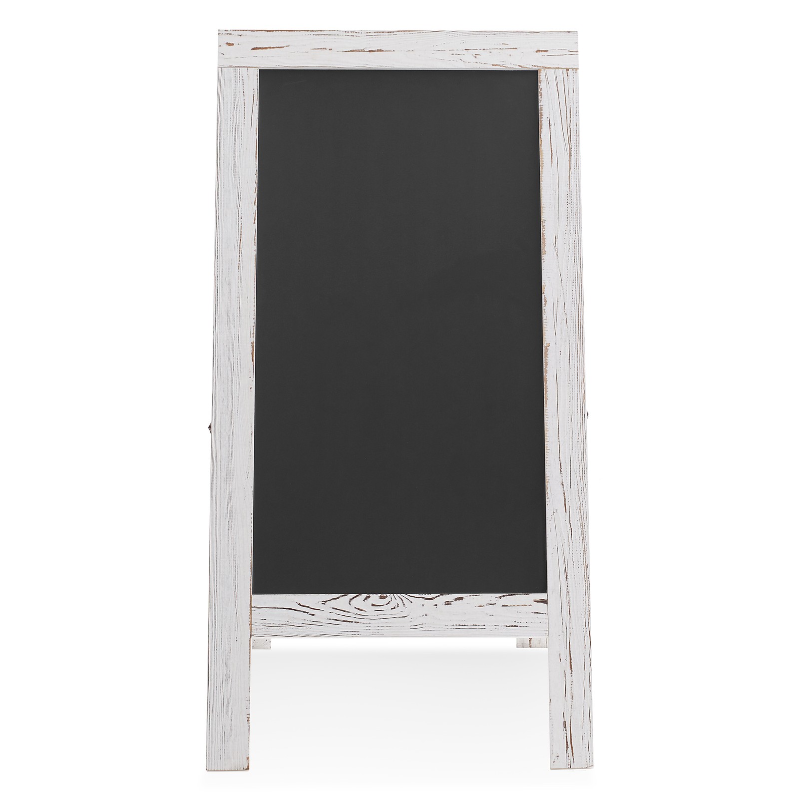 A Frame Chalkboard Sign, 40″x20″ Double-Sided Magnetic Menu Board, Whitewash