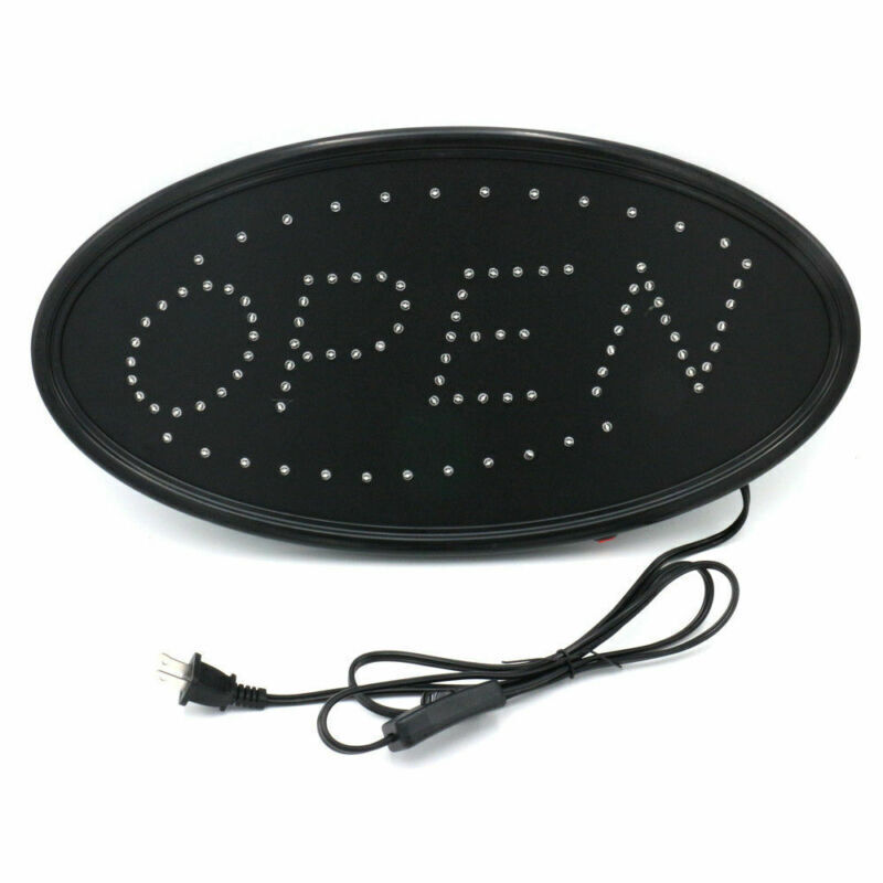 Animated Motion Ultra Bright OPEN Business Sign Store LED Neon Light with ON/OFF