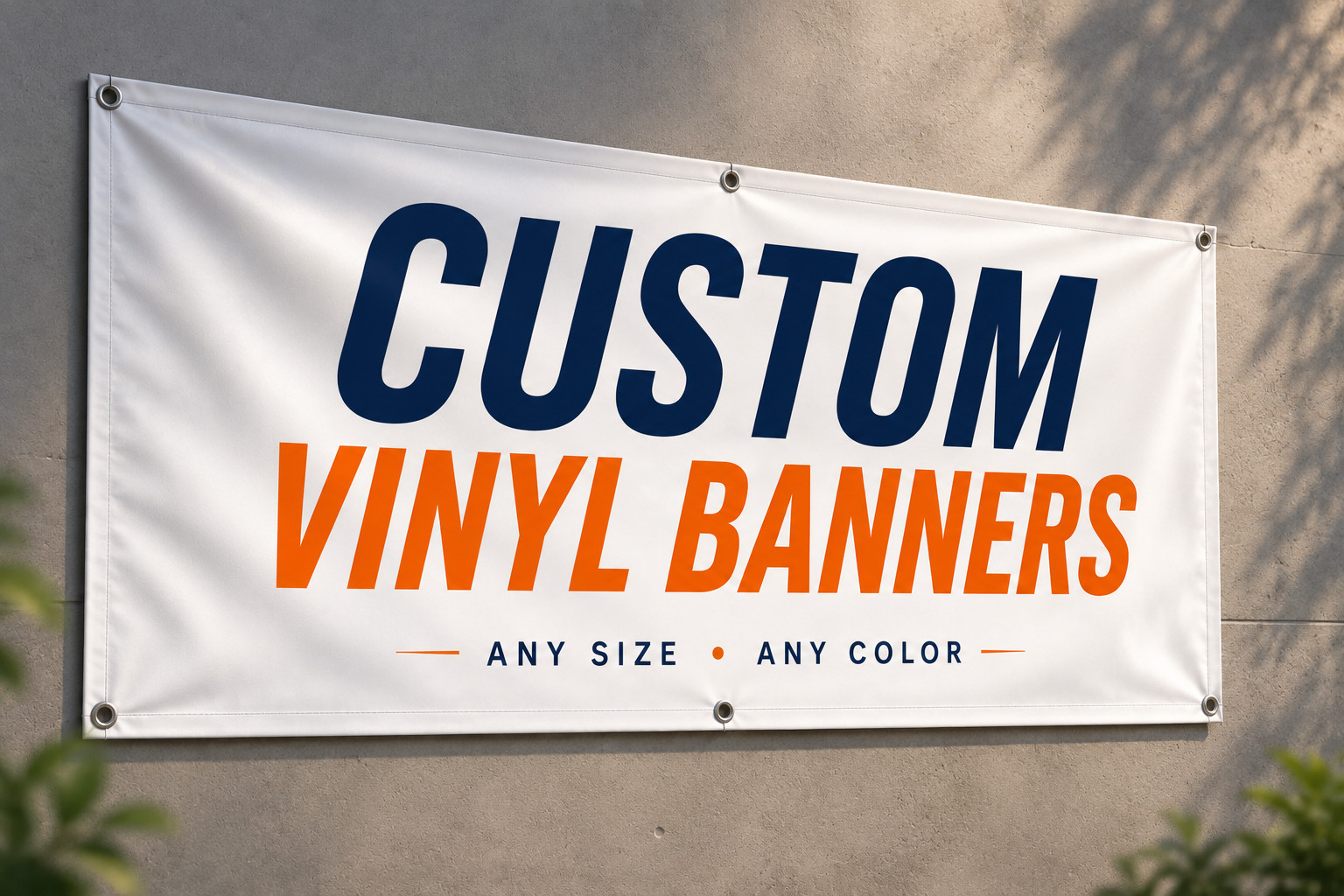 Custom Vinyl Banner Waterproof UV Resistant 13oz Heavy Duty Fast Shipping USA