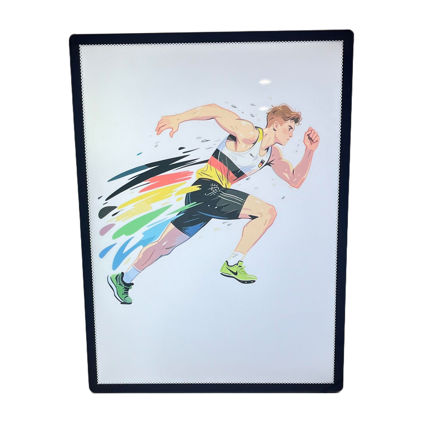 A4 Backlit Movie Poster Frame Aluminum Snap Frame Wall Mounted LED Ads Display