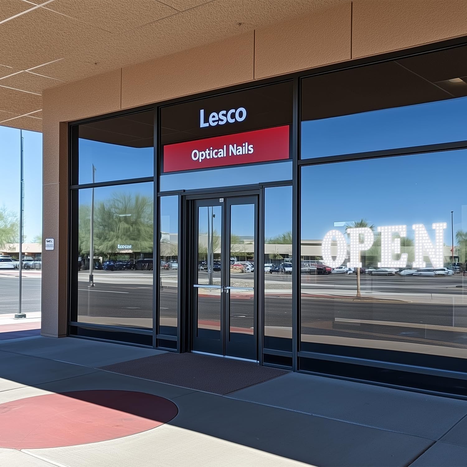 Ultra Bright 48″x16″ Large LED Open Sign for Business with Hanging Installation
