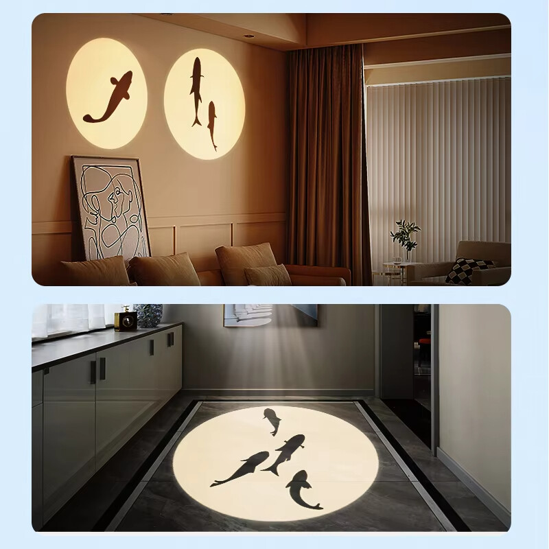 8W Custom Corridor Ceiling Light Downlight Entry Light LED Logo Gobo Projector