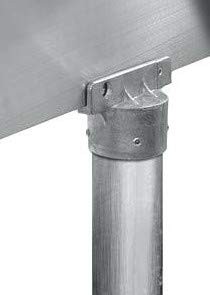 Heavy Duty Street Name Sign Bracket for 2 3/8″ Pole 5.5″ Wide (3/16″ Slot)