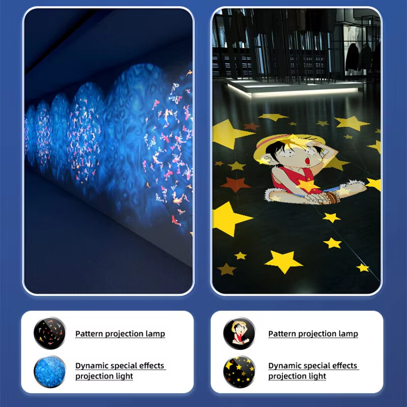 15W-600W Custom Dynamic Effect Projection Lights Waterproof LED Gobo Projector