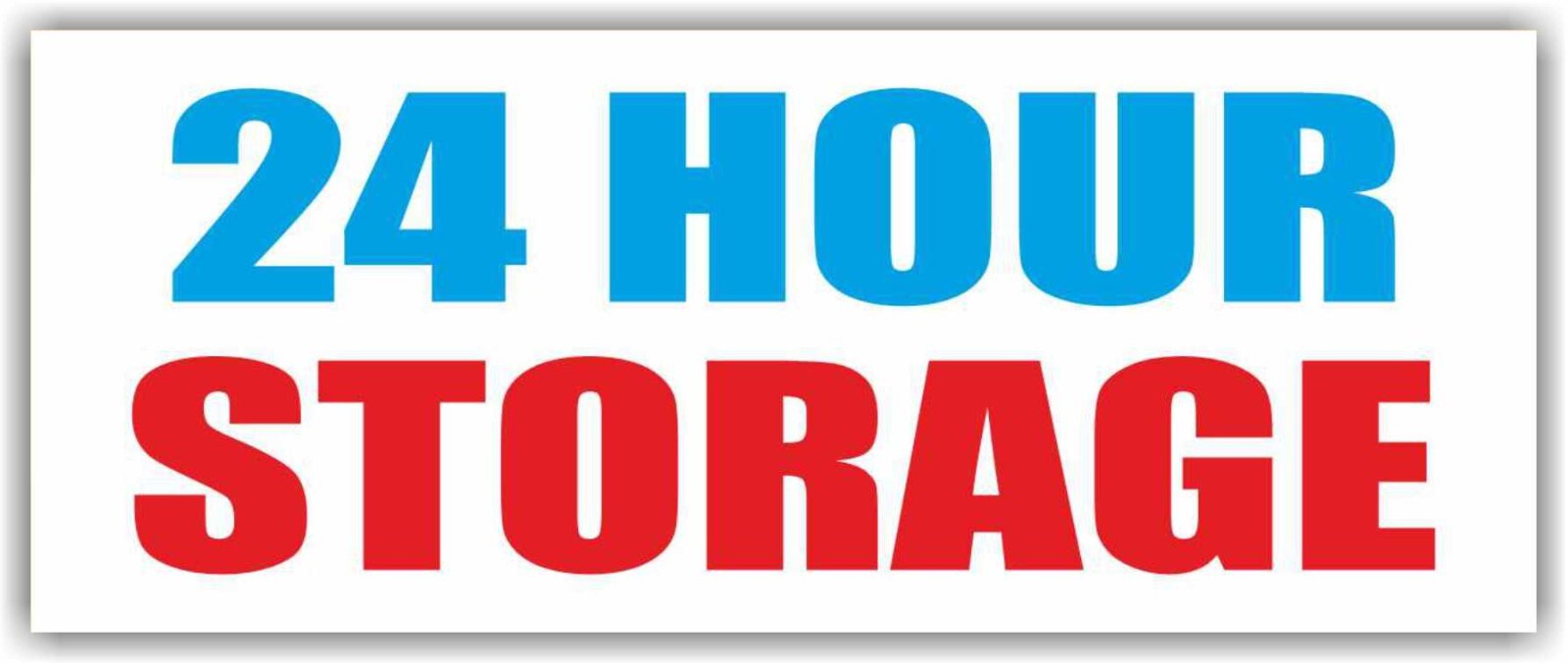 24 hour storage Advertising Banner Vinyl Mesh Sign access safe secure units
