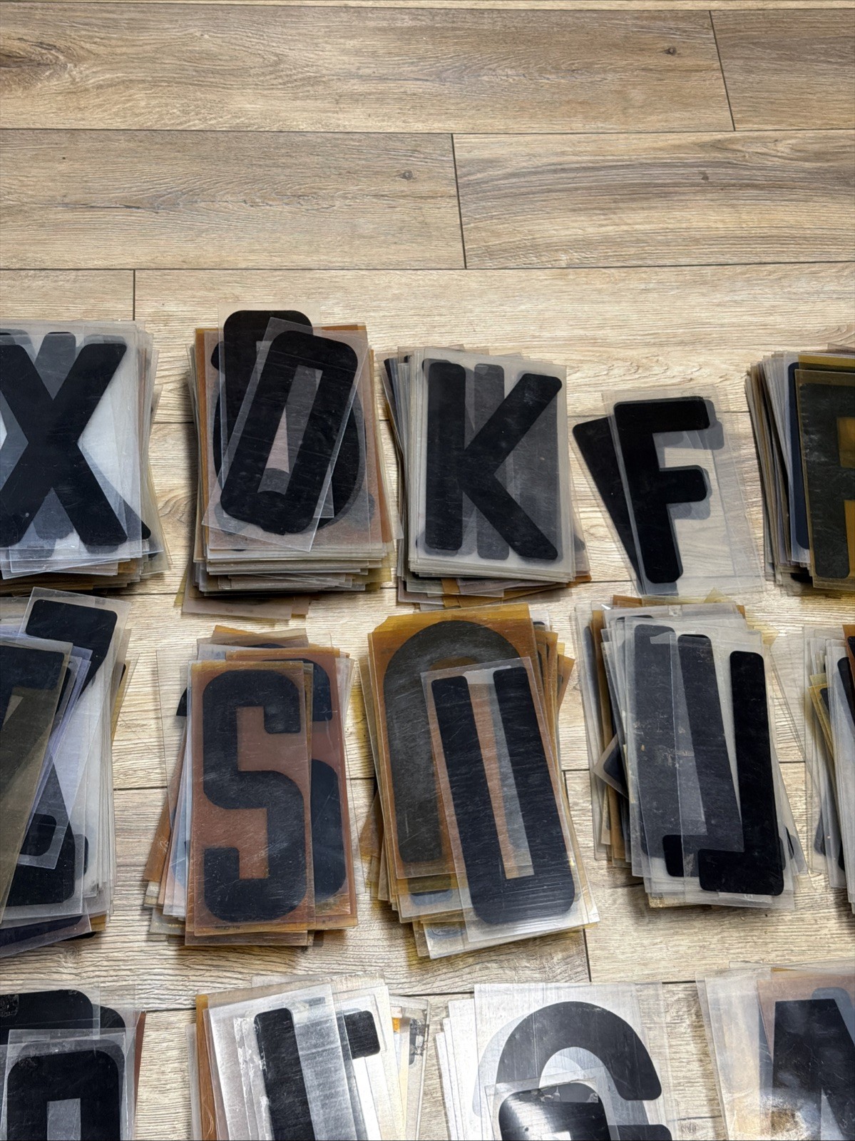 Vtg Lot Plastic Changeable Marquee Sign Letters Numbers