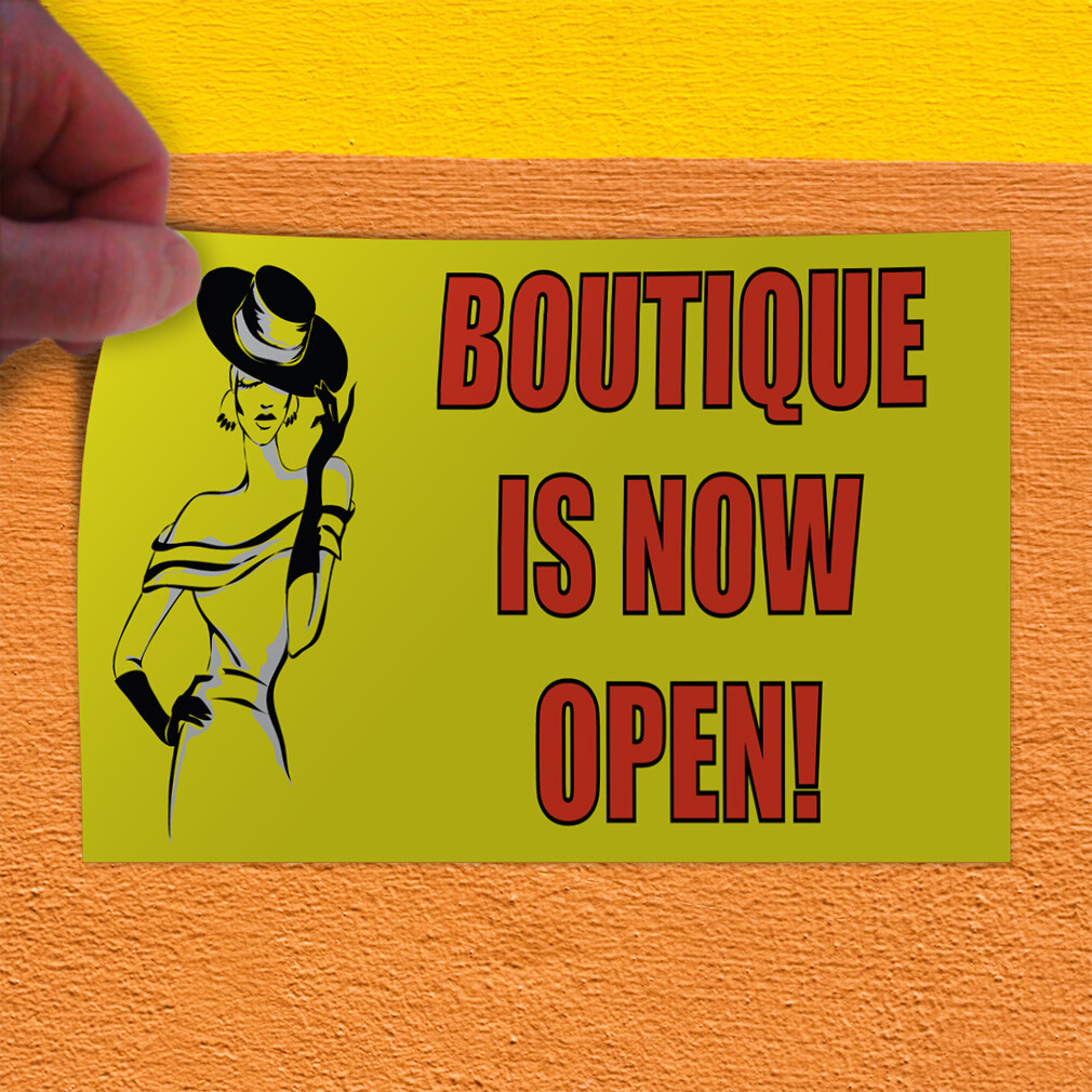 Decal Stickers Boutique Is Now Open! Advertising Printing B Store Sign Label