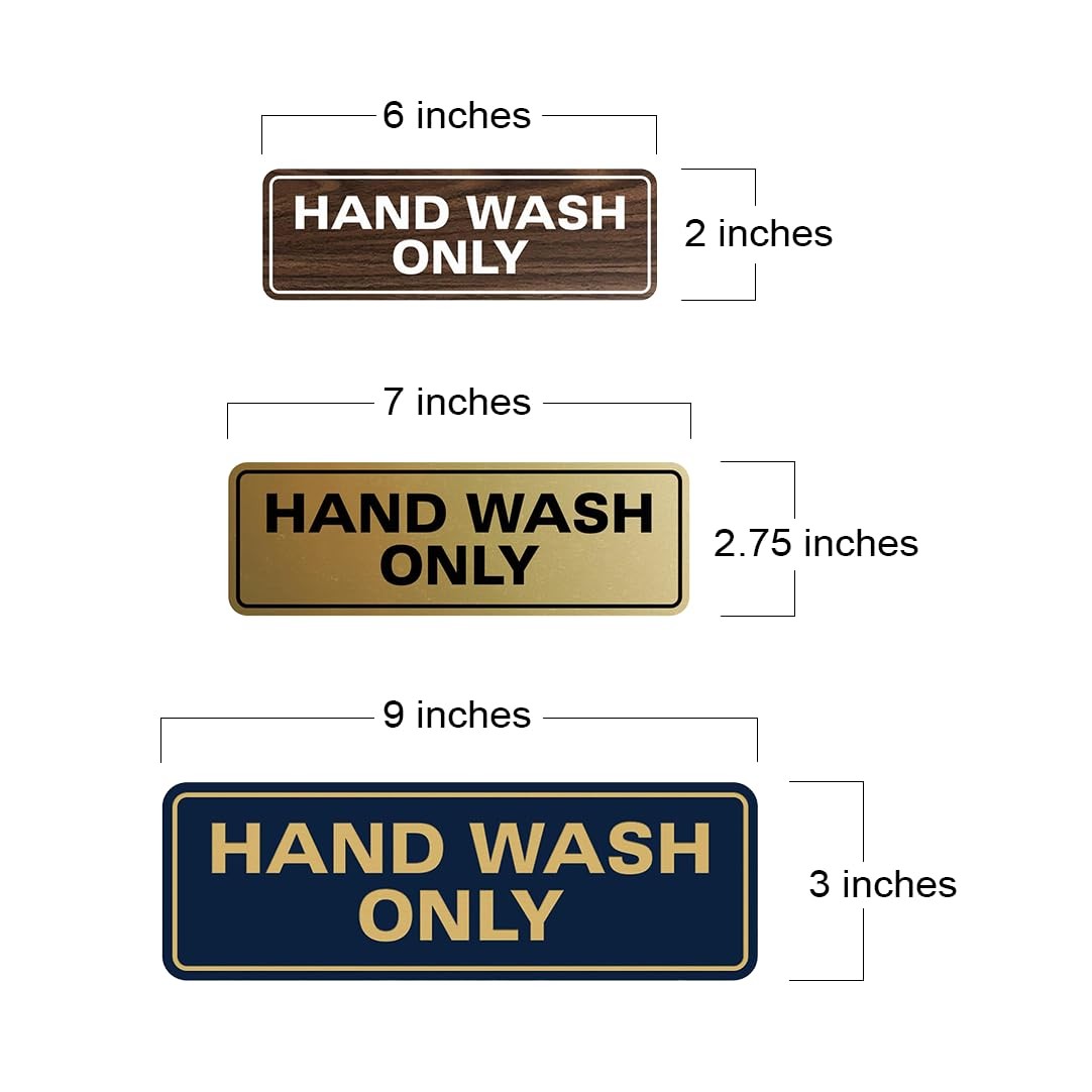All Quality Standard Hand Wash Only Wall Or Door Sink – 10 Pack