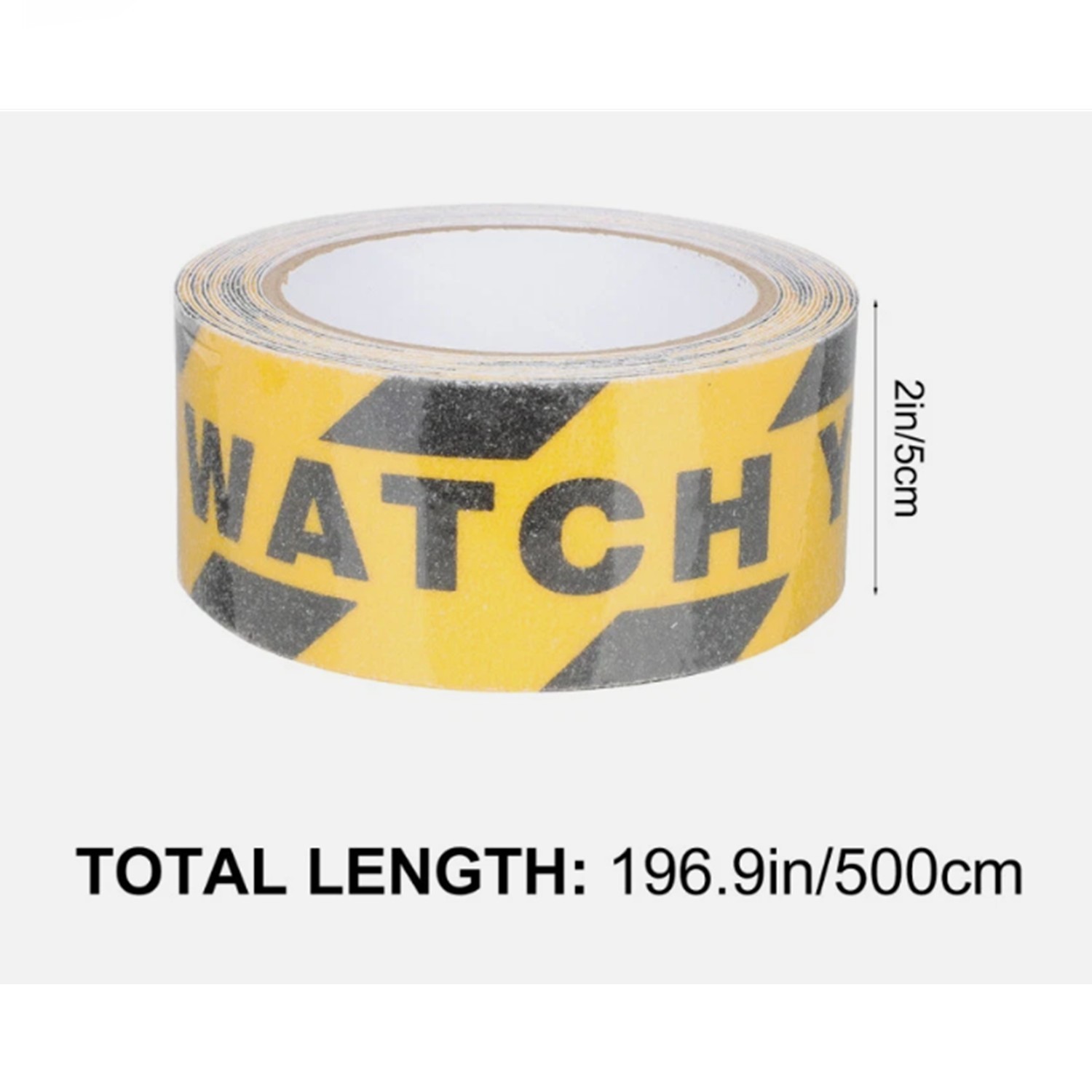 3 Pack Watch Your Step Sign Anti-slip Warning Sticker Adhesive Warning Tape Roll
