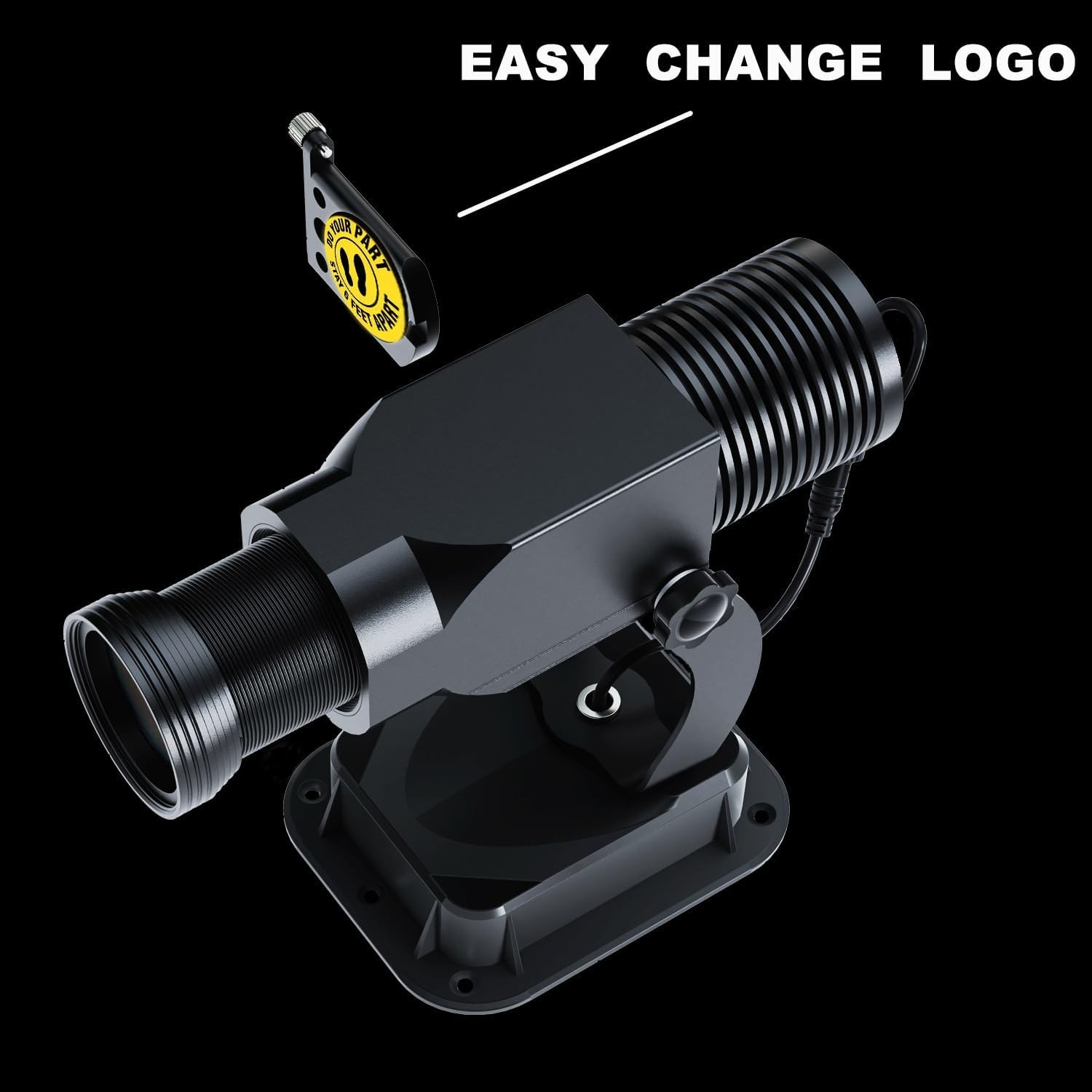 50W LED Logo GOBO Projector DJ Effect Light Including Free Custom Glass GOBO