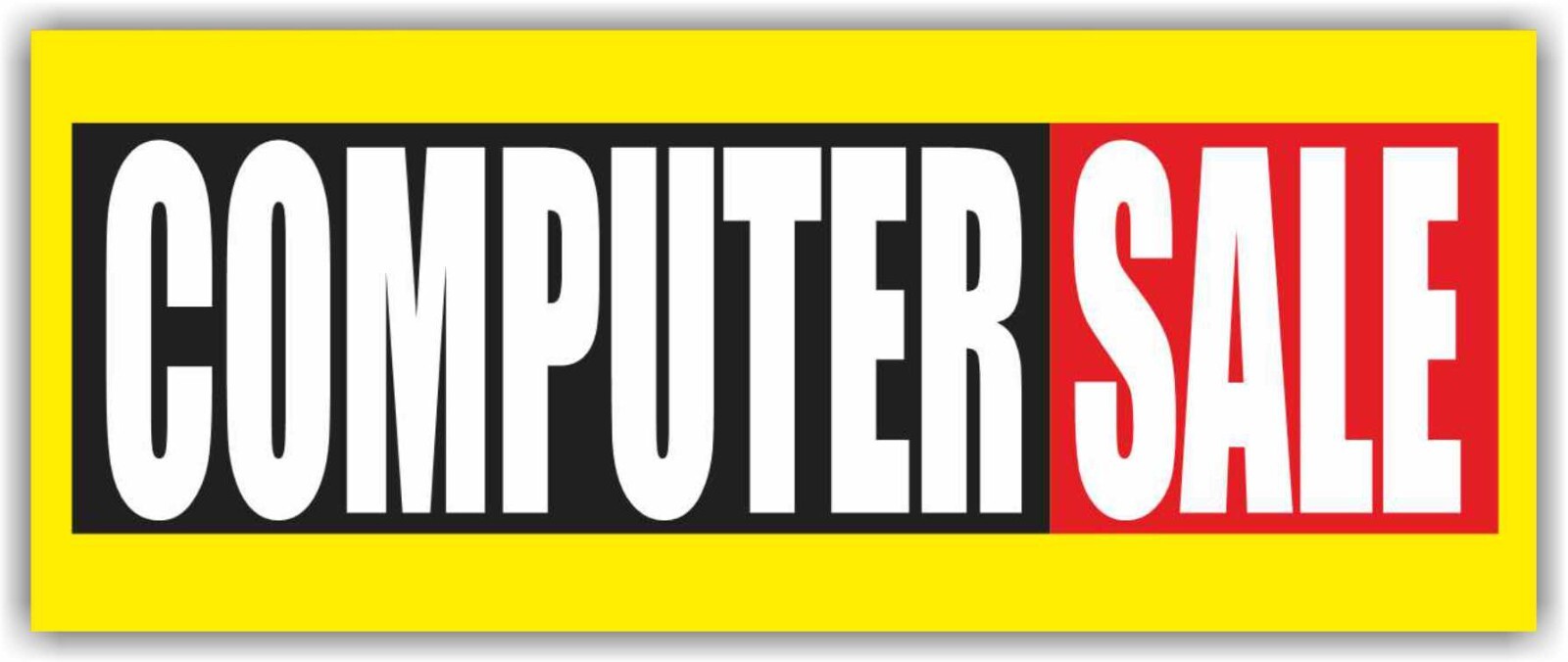 COMPUTER SALE Advertising Banner Vinyl Mesh Sign Store Electronics Shop Sale